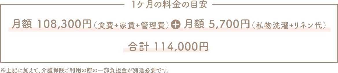 1ヵ月の料金の目安